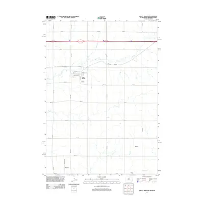 2012 Map of Valley Springs, 2012 Print