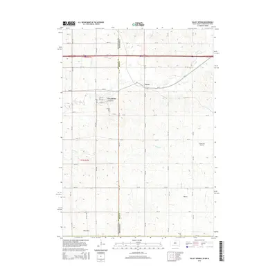 2015 Map of Valley Springs, 2015 Print