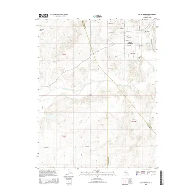 2015 Map of Valley Springs SW, 2015 Print