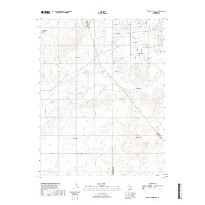 2018 Map of Valley Springs SW, 2018 Print