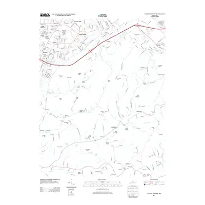2013 Map of Valley Station, 2013 Print
