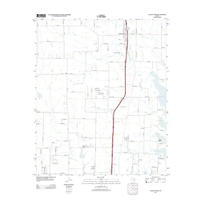 2013 Map of Valley View, 2013 Print