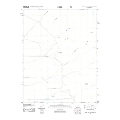 2011 Map of Valley View Hot Springs, 2011 Print