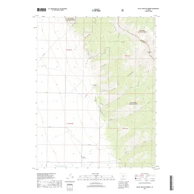 2019 Map of Valley View Hot Springs, 2019 Print