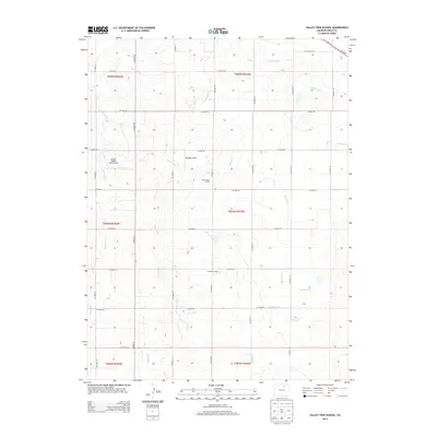 2013 Map of Valley View School, 2013 Print