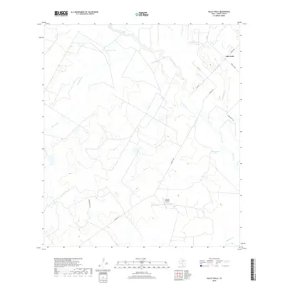 2019 Map of Valley Wells, 2019 Print