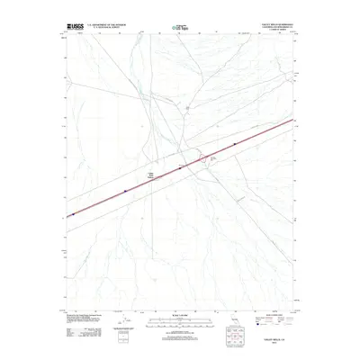 2012 Map of Valley Wells, 2012 Print
