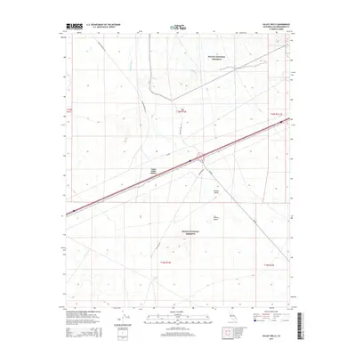 2015 Map of Valley Wells, 2015 Print