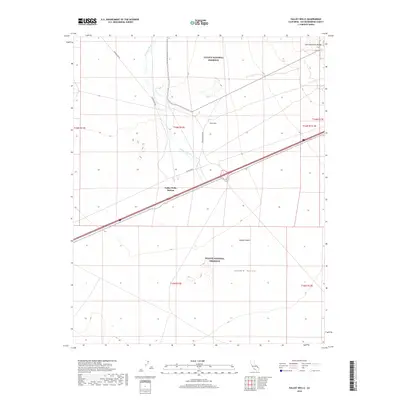 2018 Map of Valley Wells, 2018 Print