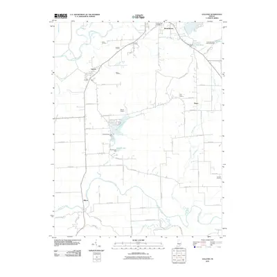 2010 Map of Vallonia, 2010 Print