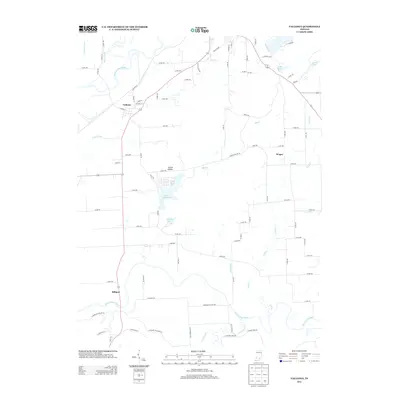 2013 Map of Vallonia, 2013 Print