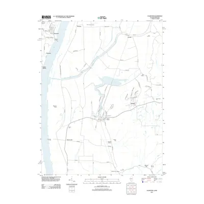 2012 Map of Valmeyer, 2012 Print