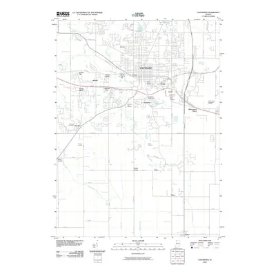 2010 Map of Valparaiso, 2010 Print
