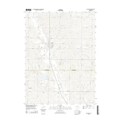 2014 Map of Valparaiso, 2014 Print