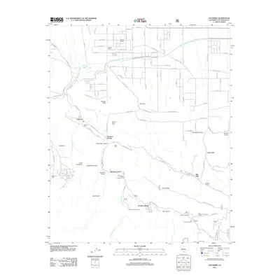 2012 Map of Valyermo, 2012 Print