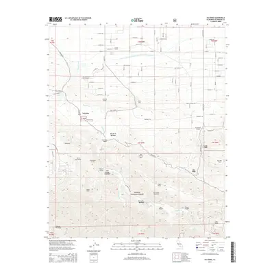 2015 Map of Valyermo, 2015 Print