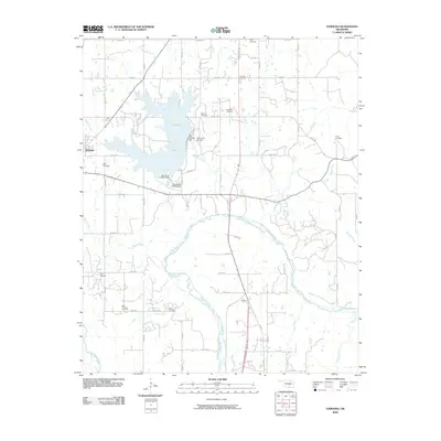2009 Map of Vamoosa, 2009 Print