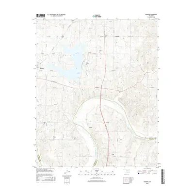 2016 Map of Vamoosa, 2016 Print