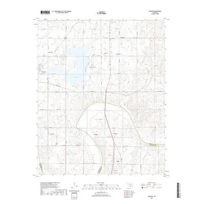 2018 Map of Vamoosa, 2018 Print