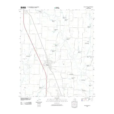 2010 Map of Van Alstyne, 2010 Print