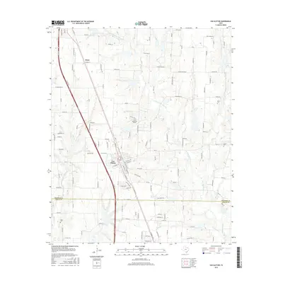 2016 Map of Van Alstyne, 2016 Print