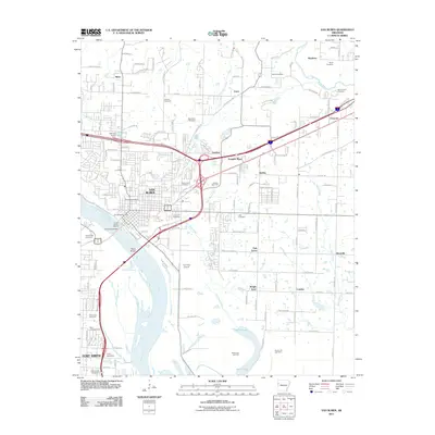 2011 Map of Van Buren, 2011 Print