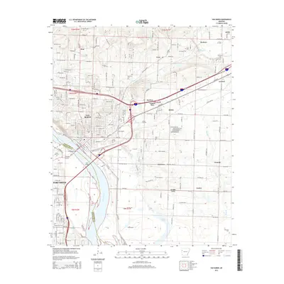 2014 Map of Van Buren, 2014 Print