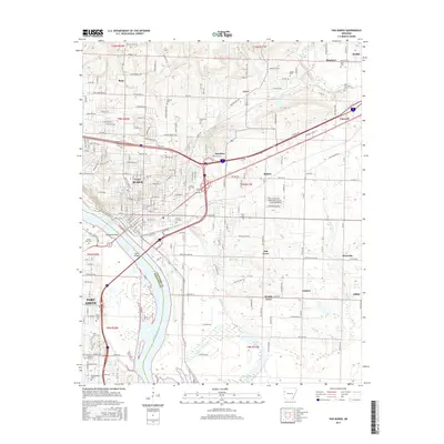 2017 Map of Van Buren, 2017 Print