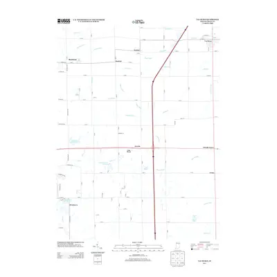 2013 Map of Van Buren, 2013 Print