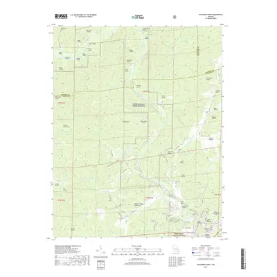 2017 Map of Van Buren North, 2017 Print