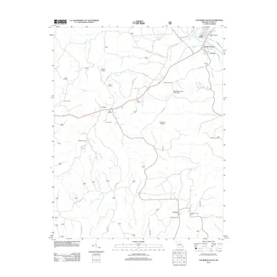 2012 Map of Van Buren South, 2012 Print