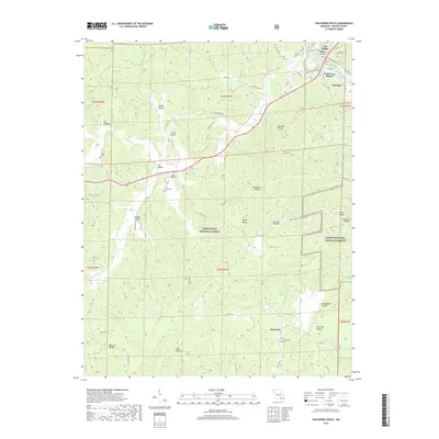 2019 Map of Van Buren South, 2019 Print