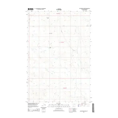 2014 Map of Van Burton Creek, 2014 Print