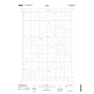 2020 Map of Van Burton Creek, 2020 Print