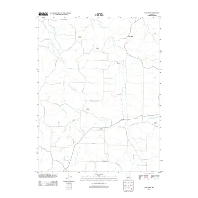 2011 Map of Van Cleve, 2011 Print