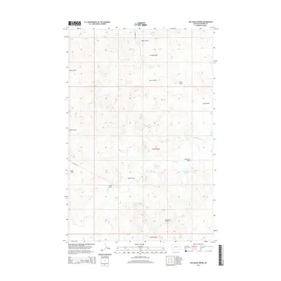 2014 Map of Van Dusen Spring, 2014 Print