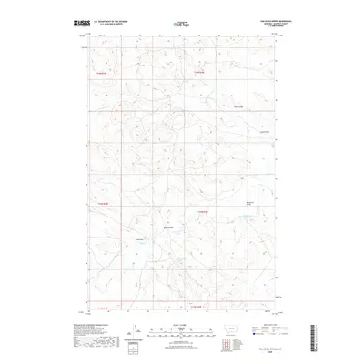 2020 Map of Van Dusen Spring, 2020 Print