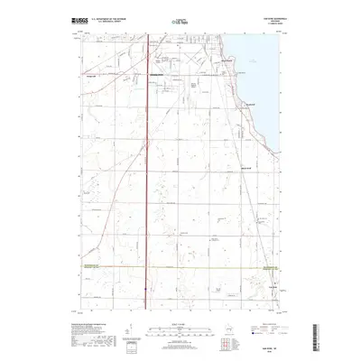 2018 Map of Van Dyne, 2018 Print