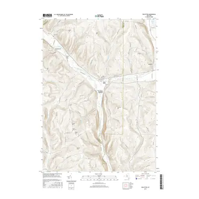 2016 Map of Van Etten, 2016 Print