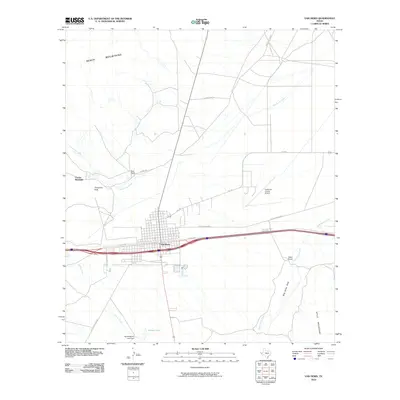 2010 Map of Van Horn, 2010 Print
