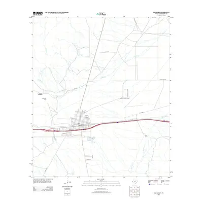 2012 Map of Van Horn, 2012 Print