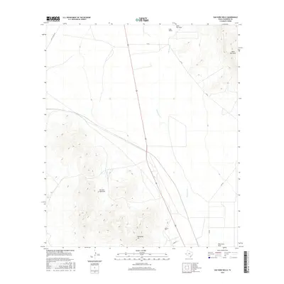 2016 Map of Van Horn Wells, 2016 Print