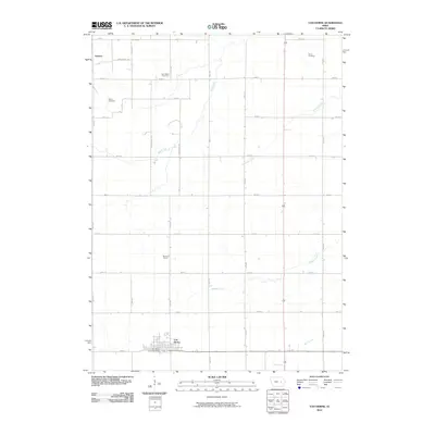 2010 Map of Van Horne, 2010 Print
