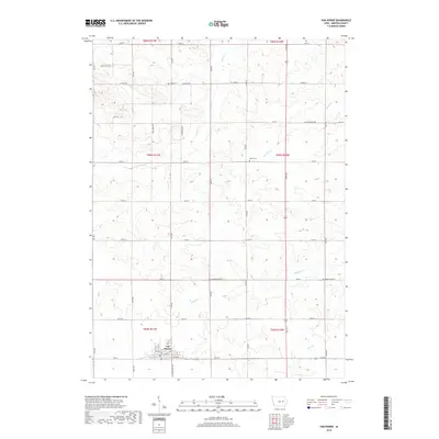 2018 Map of Van Horne, 2018 Print