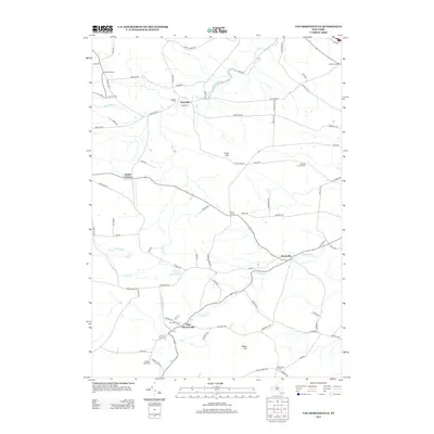2013 Map of Van Hornesville, 2013 Print