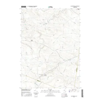 2016 Map of Van Hornesville, 2016 Print