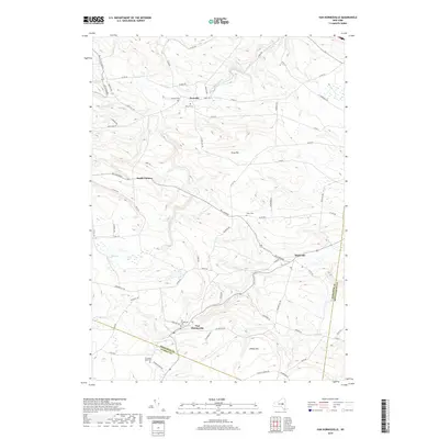 2019 Map of Van Hornesville, 2019 Print