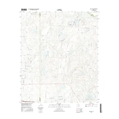 2016 Map of Van Lake, 2016 Print