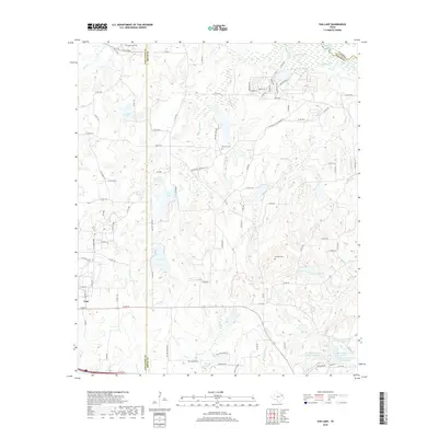 2019 Map of Van Lake, 2019 Print