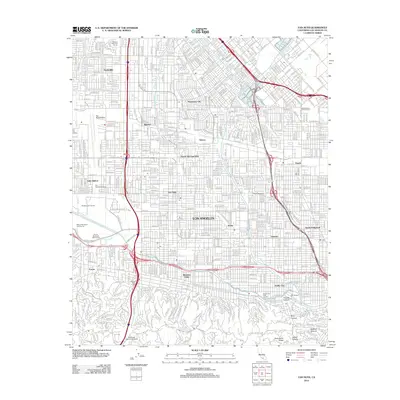 2012 Map of Van Nuys, 2012 Print